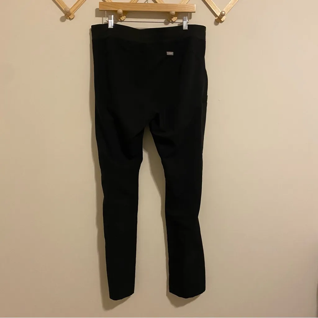 Figs Black Straight Leg Scrub Pants size Large Tall - Image 7