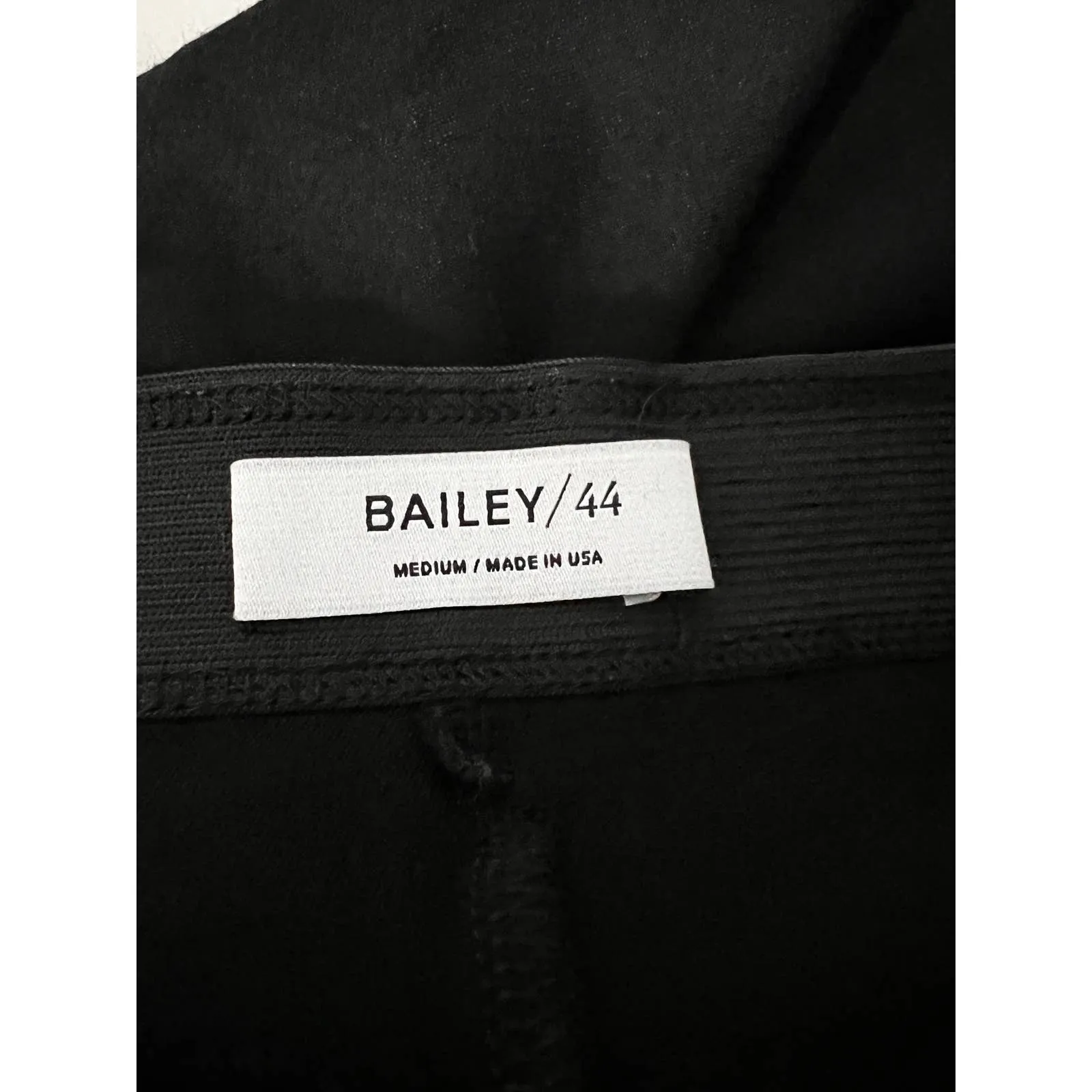 Bailey 44 Pants En Pointe Black Pull‎ On Elastic Waist Trouser Medium - Image 2