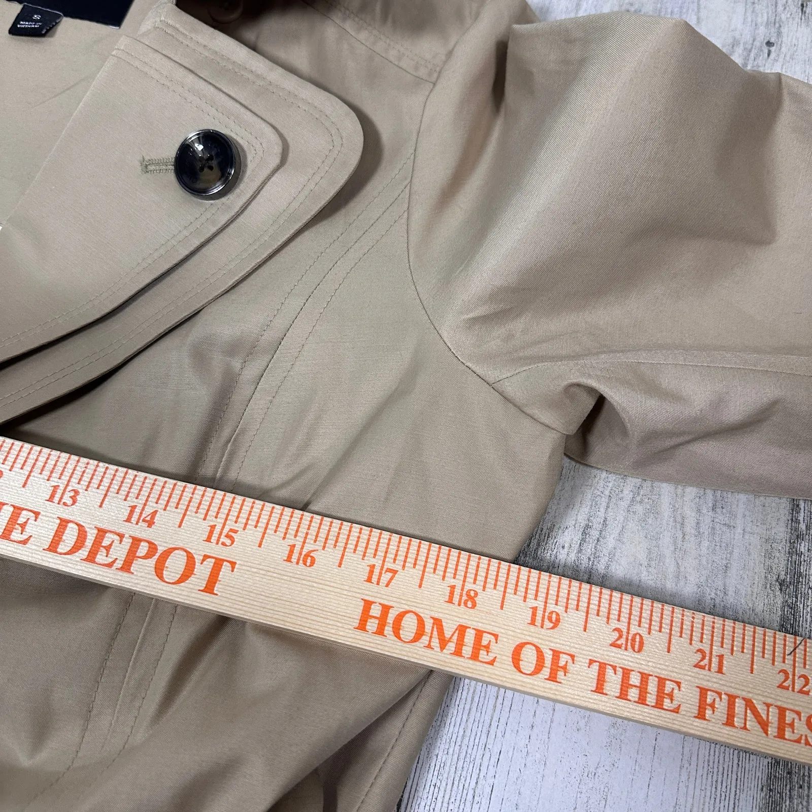 London Fog Collection Classic Tan Trench Coat – Women’s Small – MSRP $180 - Image 7