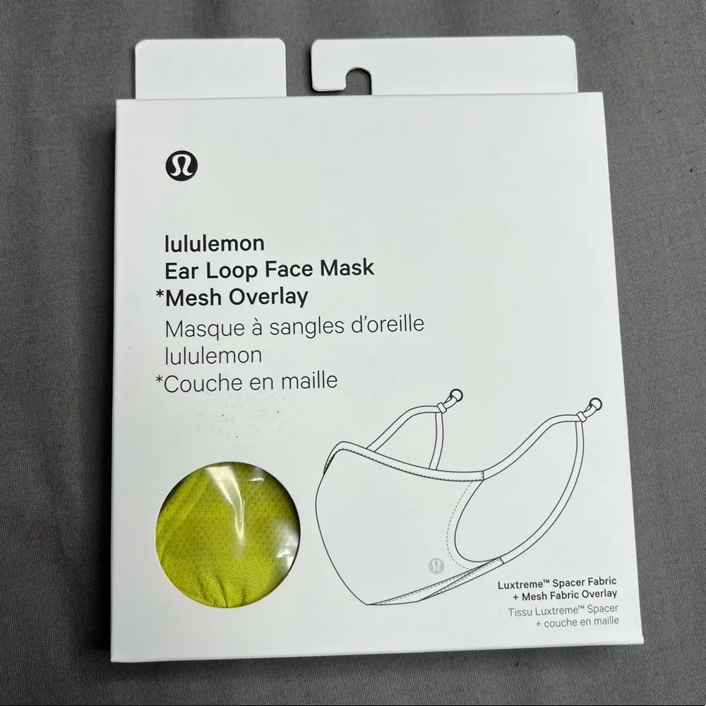 Ear Loop Face Mask *Mesh Overlay NWT (Unused/Unopened) *BRAND NEW - Image 2