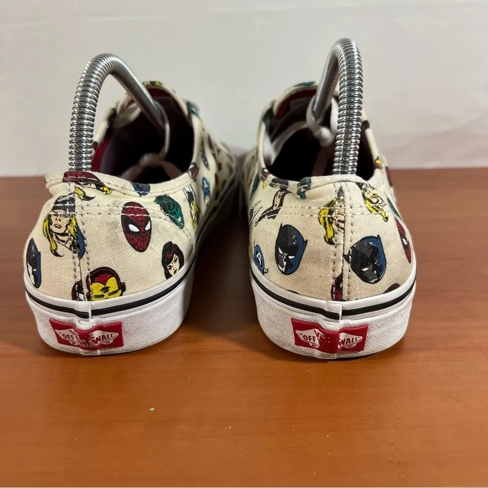Vans x Authentic Marvel Heads Unisex Shoe Size 9 or 10.5 #416 - Image 9