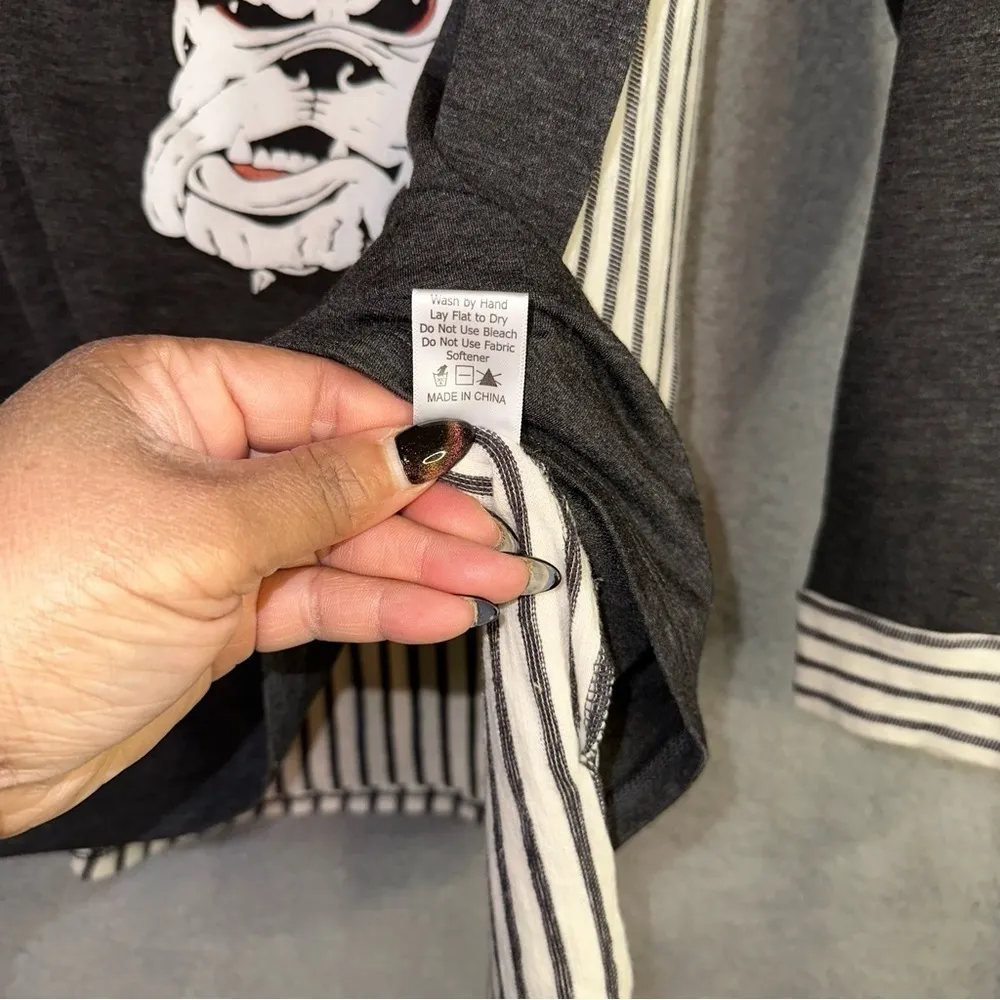 Gameday Couture Georgia Bulldogs Grey Women's Medium‎ Large Oversized Hi - Image 7