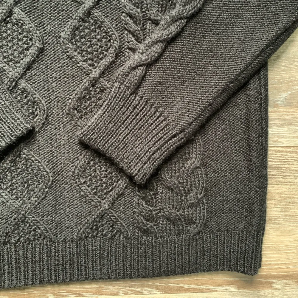 Jack by BB Dakota Wool Blend Black Cutout Sweater XS - Image 3