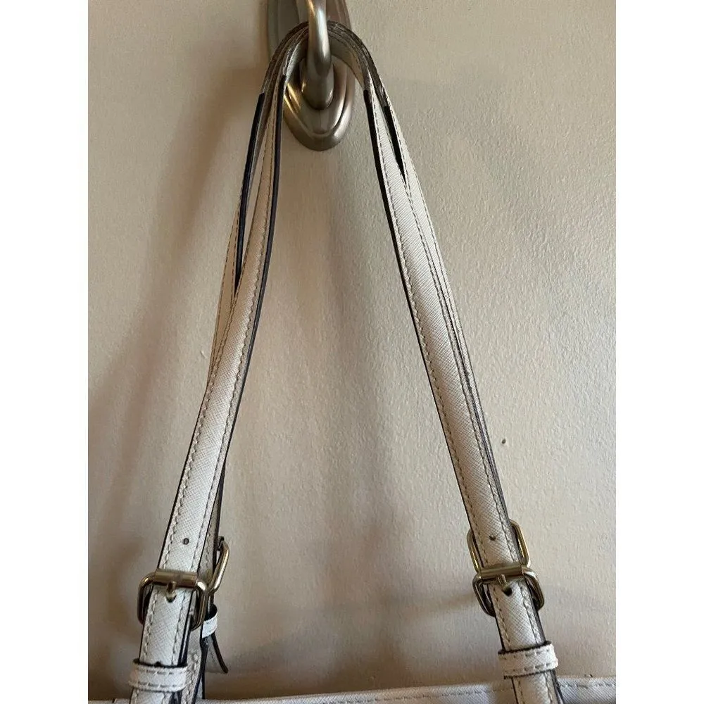 Karl Lagerfeld Paris Saffiano Leather Mushroom Handbag - Image 8