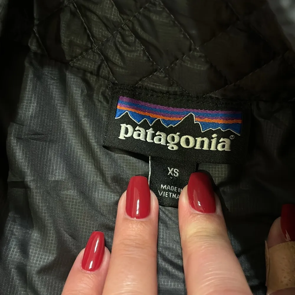 Patagonia Grey Retool Fleece Quilted Retro 1/4 Pullover - Image 3