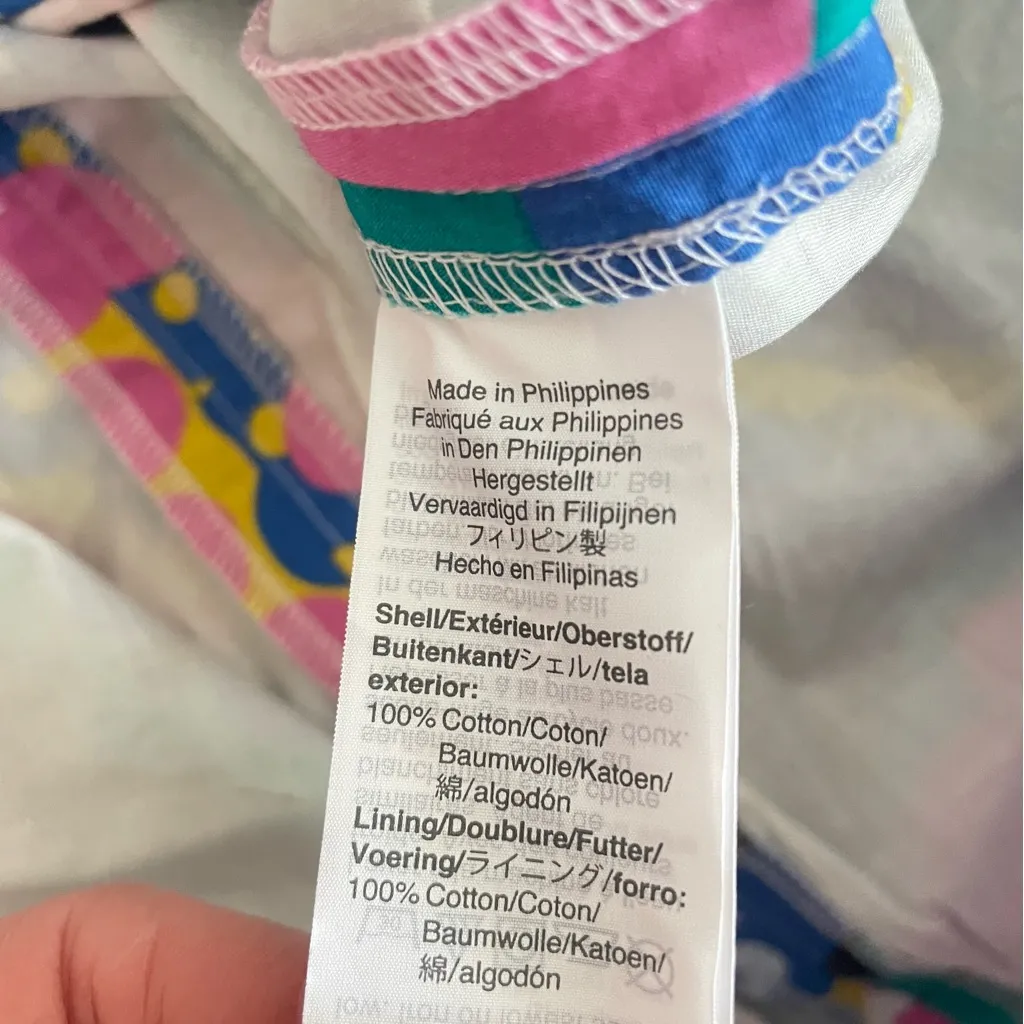 J. Crew Tie Back Tulip Skirt In Colorful Ratti Kaleidoscope Floral Size 8 - Image 6