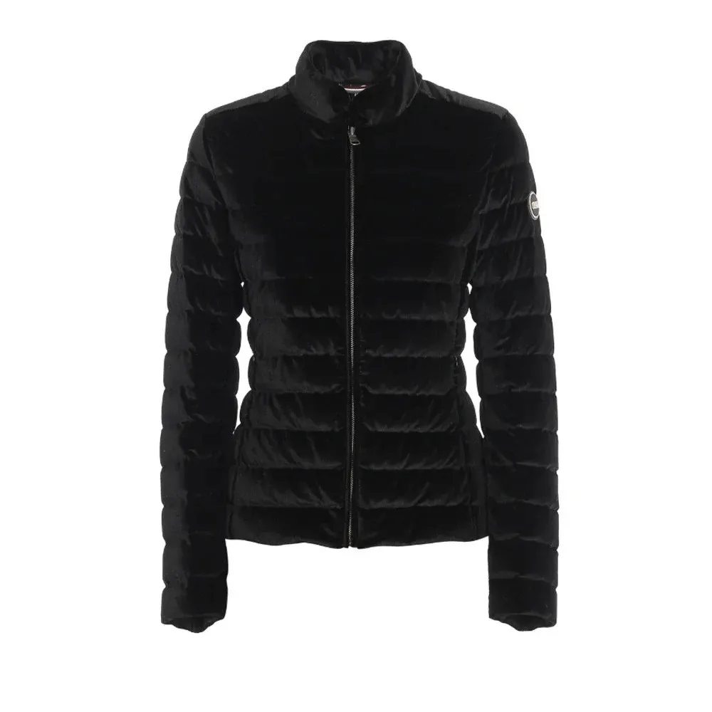 COLMAR ORIGINALS Black Velvet Puffer Jacket Duck Down‎ Size 46 / US 10 - Image 3