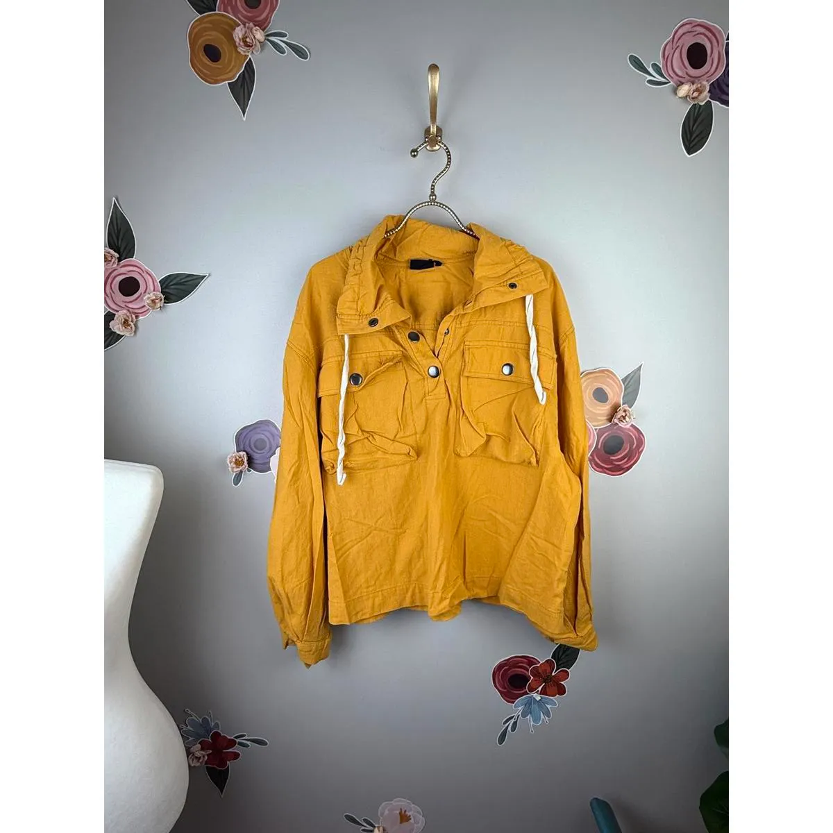 Out From Under by Urban Outfitters Yellow Lyra Utility Popover - Size - Small - Image 2