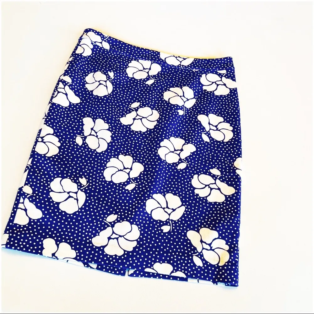 Boden Martha Floral Dot Print Pencil Skirt Size 10 - Image 5