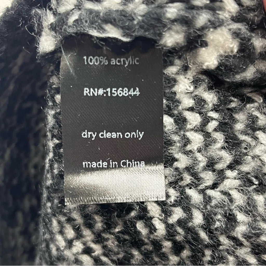 Le Superbe Clairvoyant Bra‎ Top Women Small Black White Sweater Cropped Tank NEW - Image 4