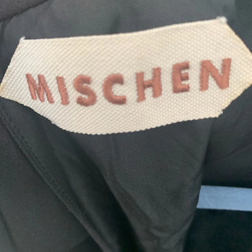 Mischen black long sleeved silk dress size 4‎ Black - Image 3