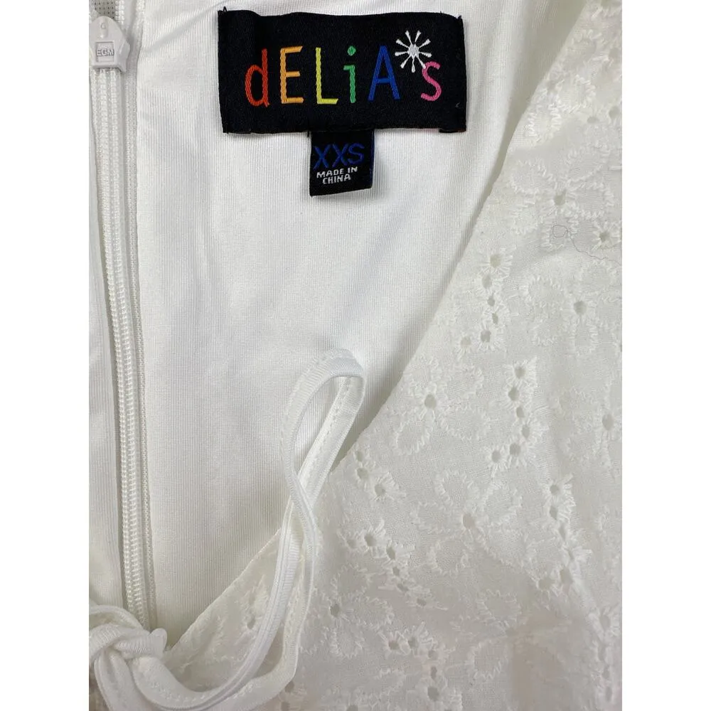 Delia's - La Vie En Rose Babydoll Dress in White - Image 2