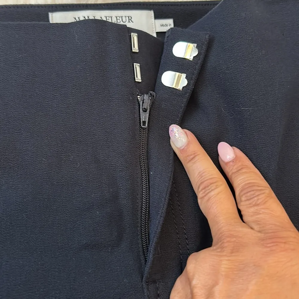 M.M. Lafleur Navy Stretch Pants - Image 8