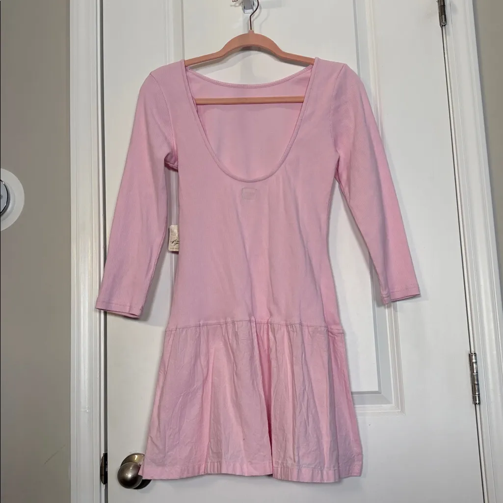 Free People Free est Lucienne Mini Dress Pink S NWT - Image 7