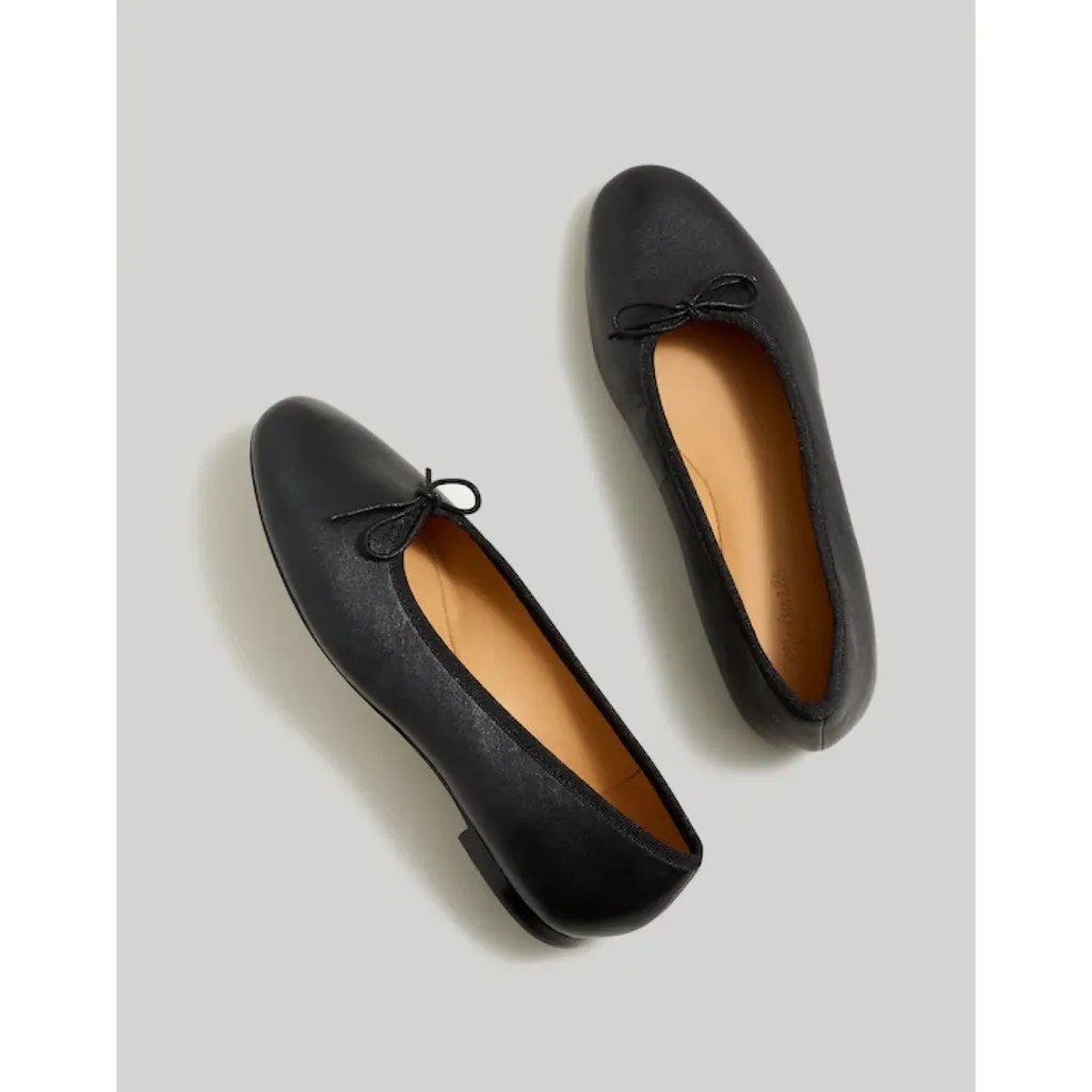 Madewell The April Ballet Flat in black, size 6 - Image 2
