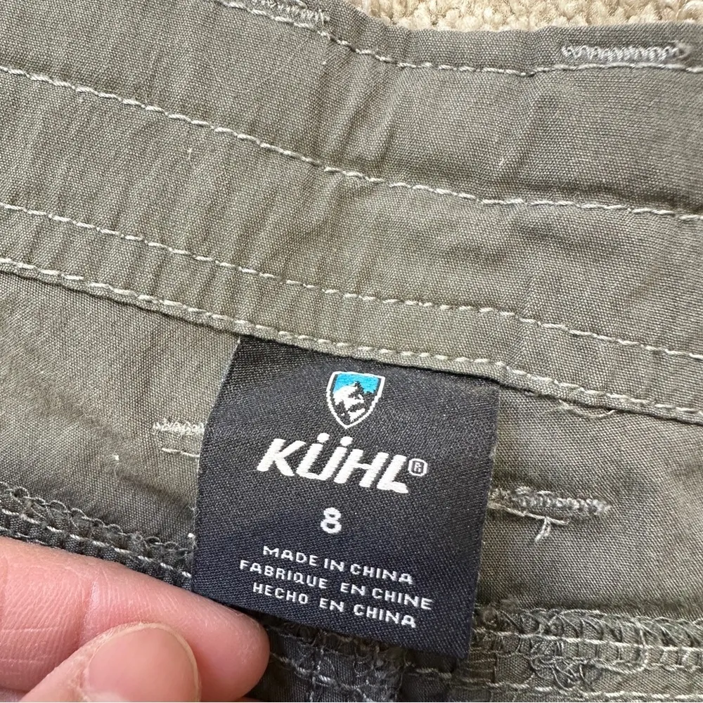 Kuhl Women’s Kontra Breathable Shorts Cargo 6” Mid Rise Outdoor Hiking in Gray 8 - Image 11