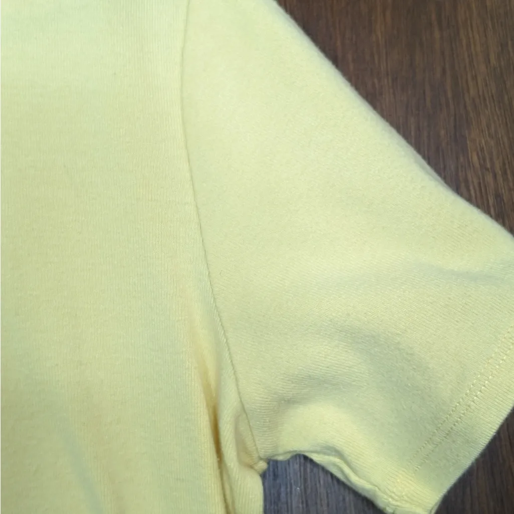 Pendleton Originals Yellow Casual Basic Tee Size Small - Image 3