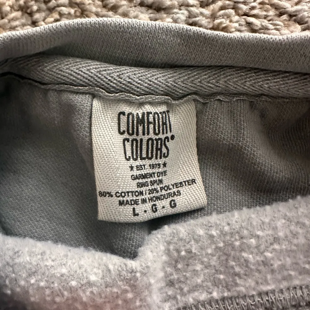 Comfort Colors Travis Kelce The Eras Tour Gray Sweatshirt Crewneck Large - Image 4