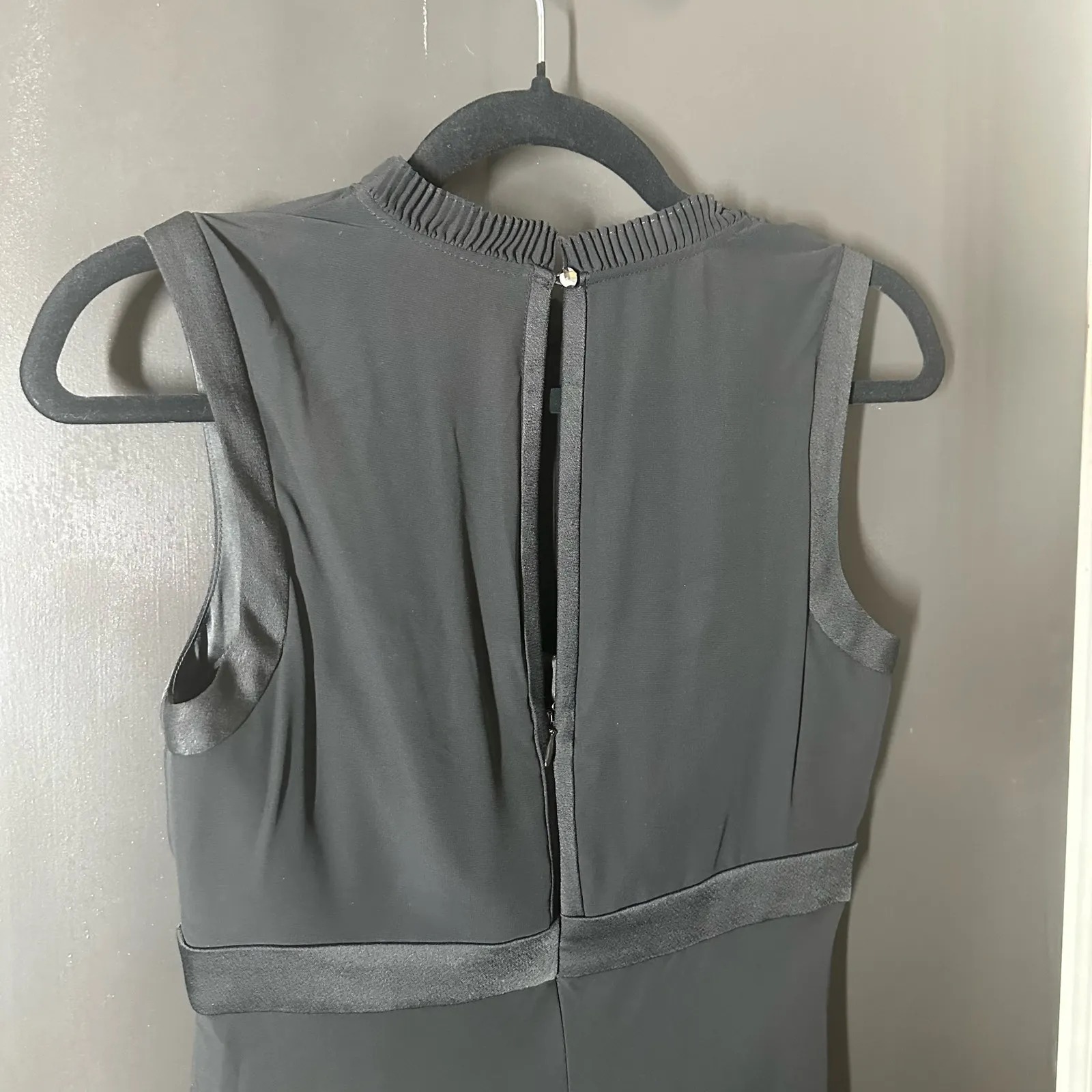 NEW Ted Baker Women's Byanna Black Ruffle Neck Maxi Dress Size 2 - Image 5