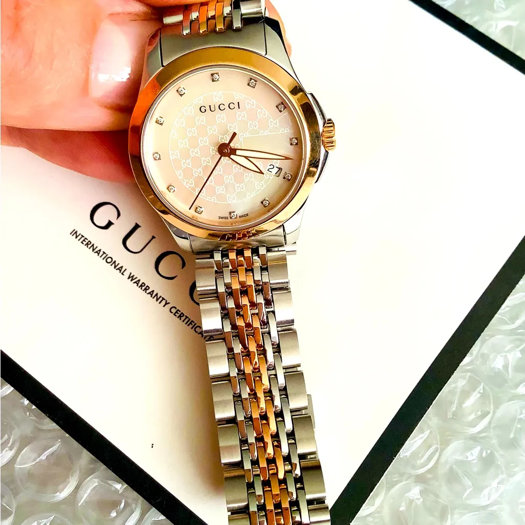 BEAUTIFUL ladies GUCCI watch w/ diamonds 💎💎 - Image 6