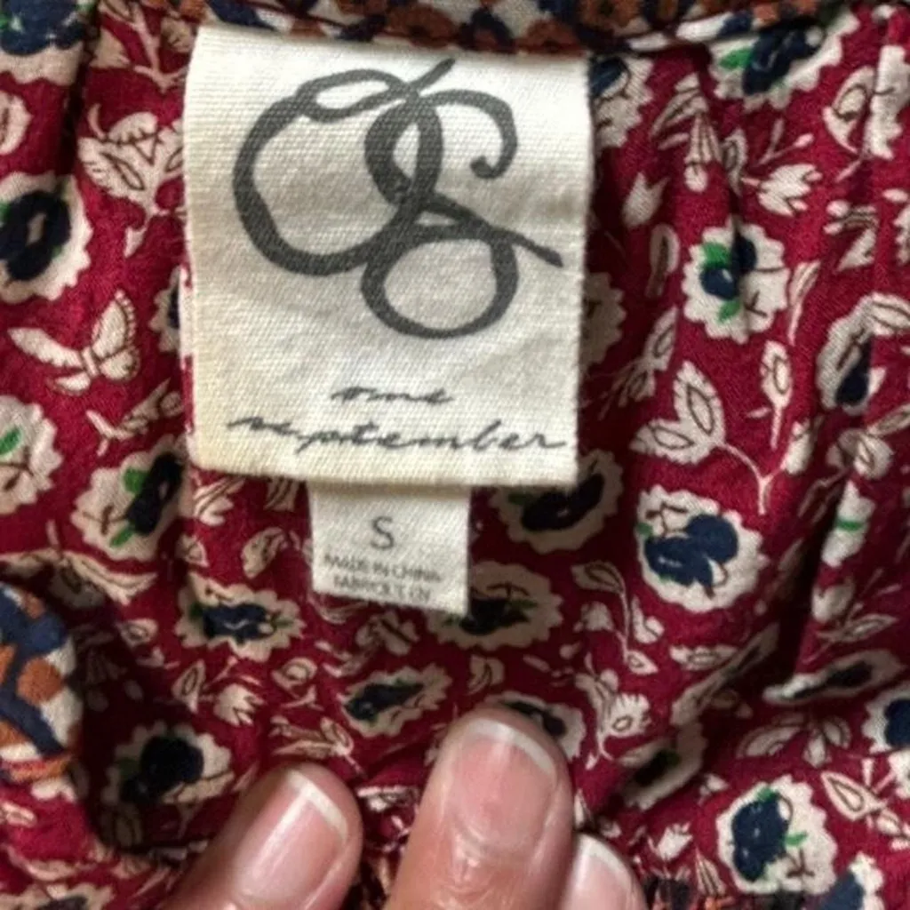 Anthropologie One September Sleeveless Printed Blouse Women’s Size S – Pre-Owned - Image 6