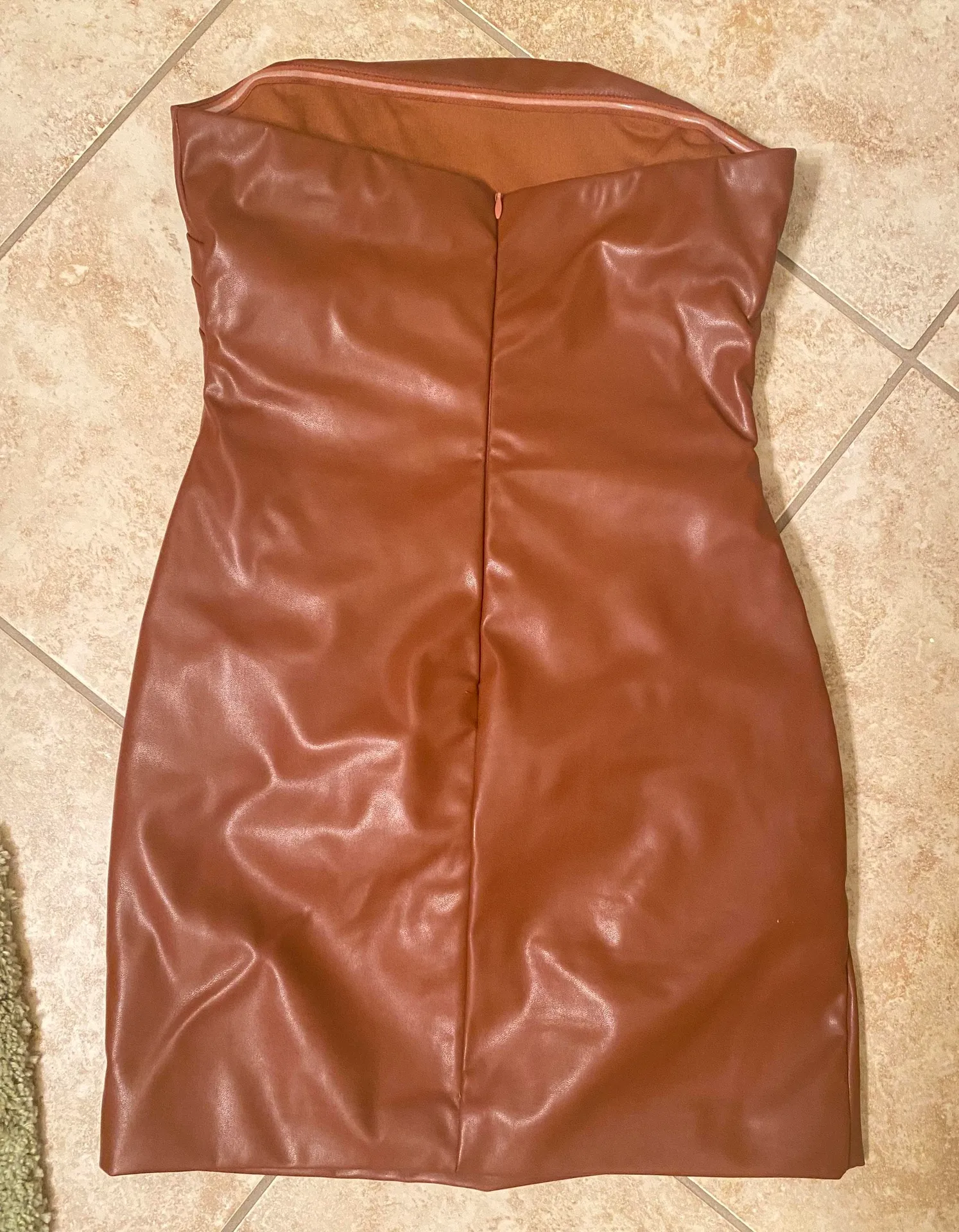 DO+BE Boutique Leather Dress - Image 2