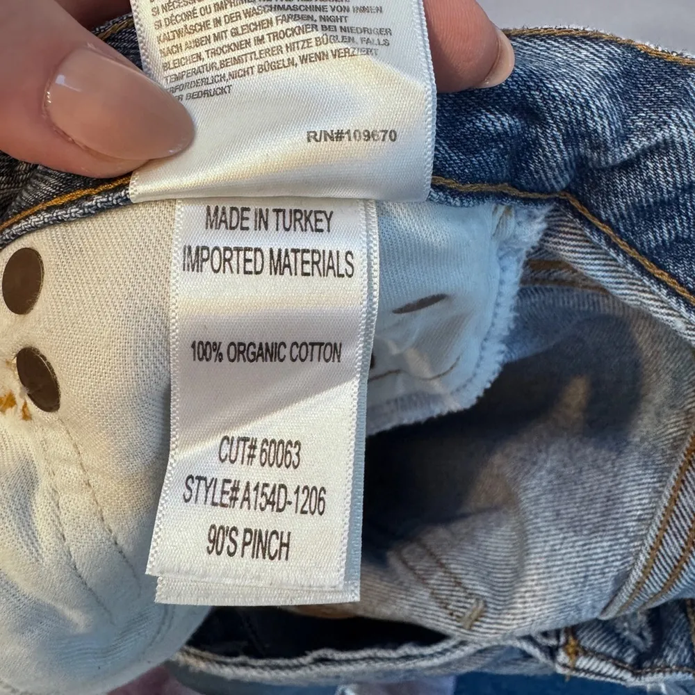 AGOLDE 90s Pinch Size 23” Waist High Rise Straight Jeans NWOT - Image 12