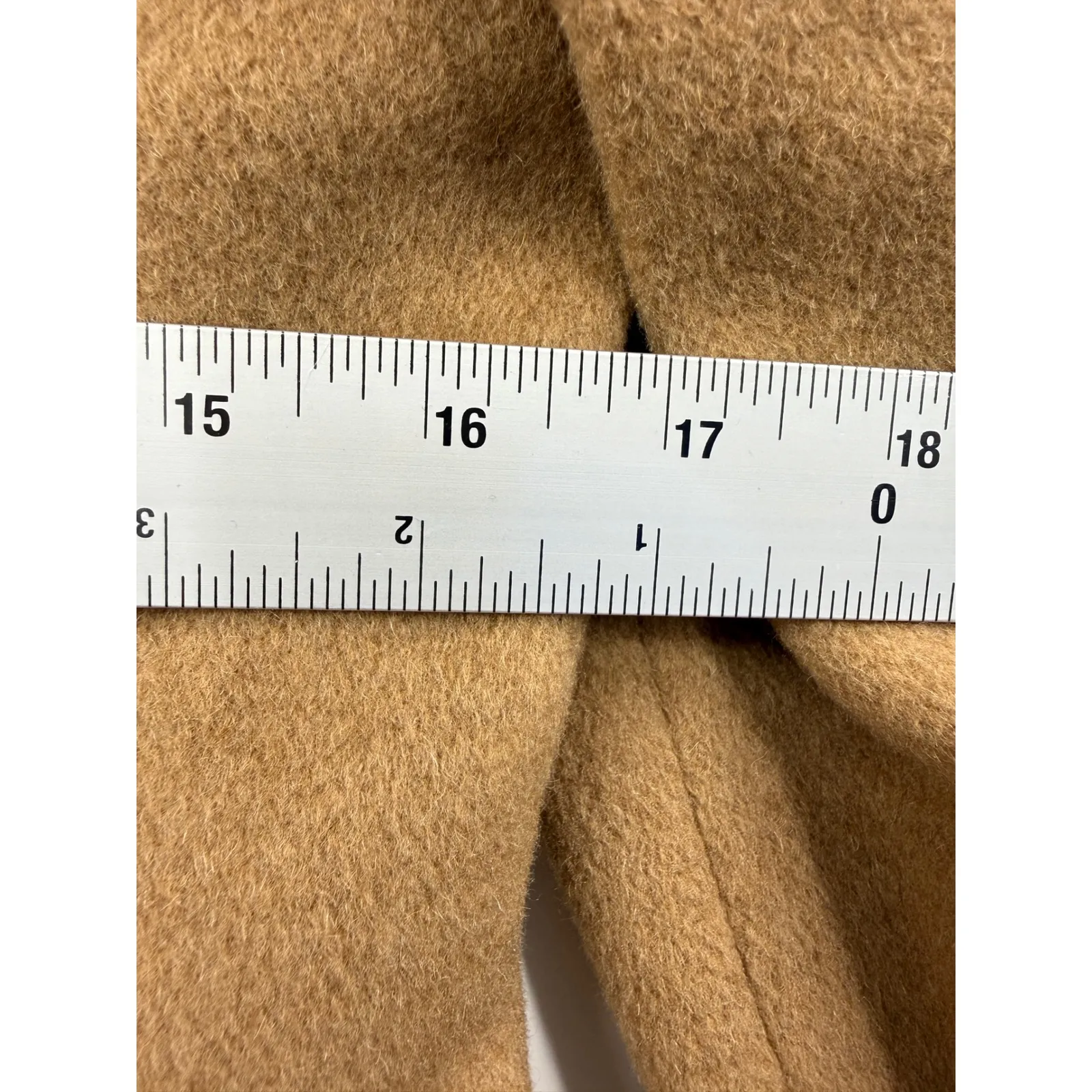 Brooks Brothers Camel Hair Coat Women's 0P Tan Button Front Long Overcoat - Image 12