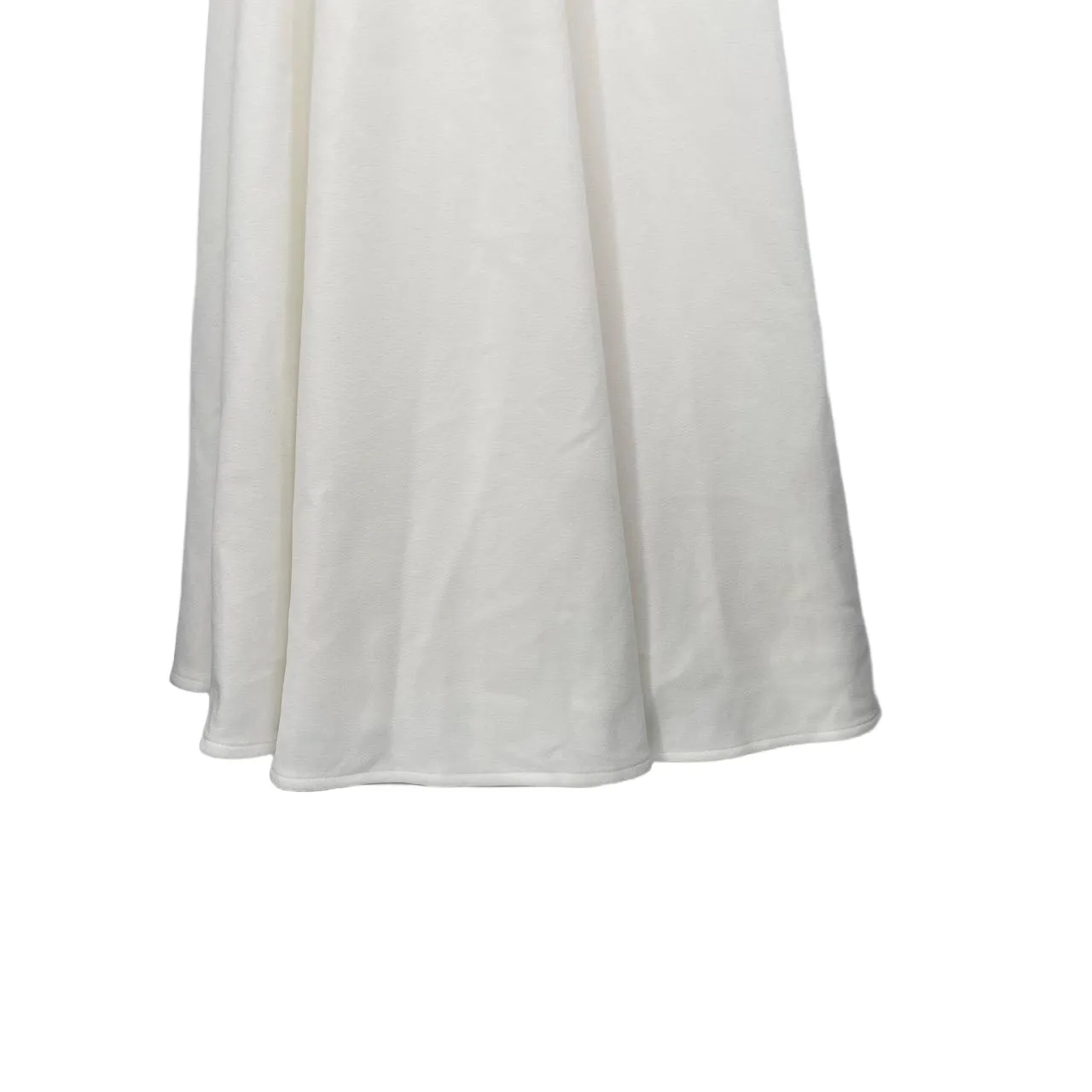 ELLIATT Women's Ivory Square‎ Neck Criss-Cross Back Collins Mermaid Gown Size M - Image 5