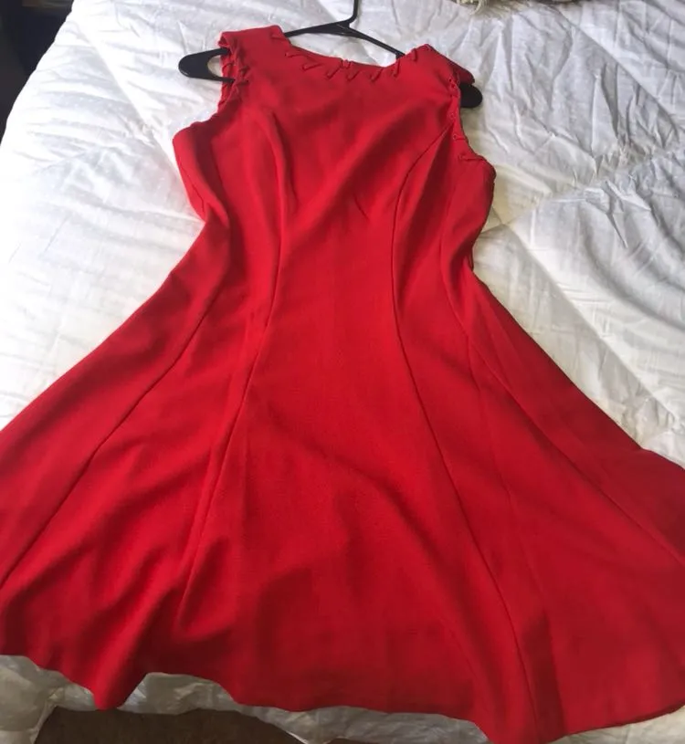 Julian Taylor Red Dress - Image 2