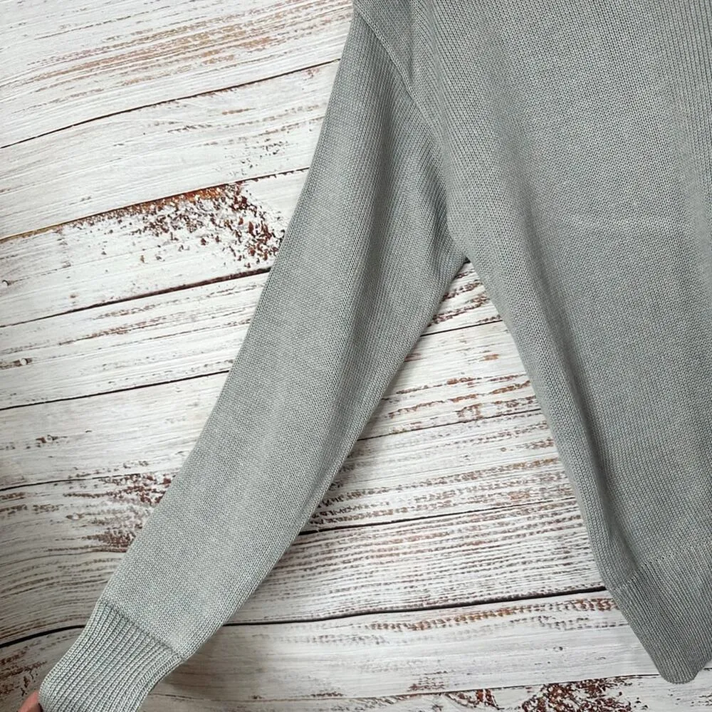 NEW Cotton Emporium Gray Knot Back Sweater, NWT, Size Small, MSRP $88 - Image 6