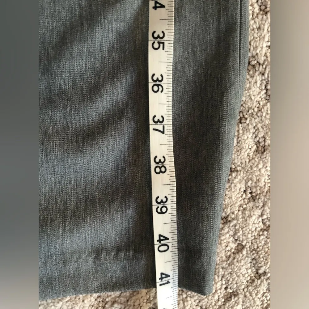 Lee Women's Pants Gray Size 16 Effortless Wash & Wear Relaxed Fit Straight Mid - Image 6