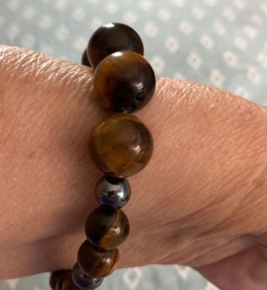 Tiger Eye Crystal Bracelet. Amazing piece. - Image 3