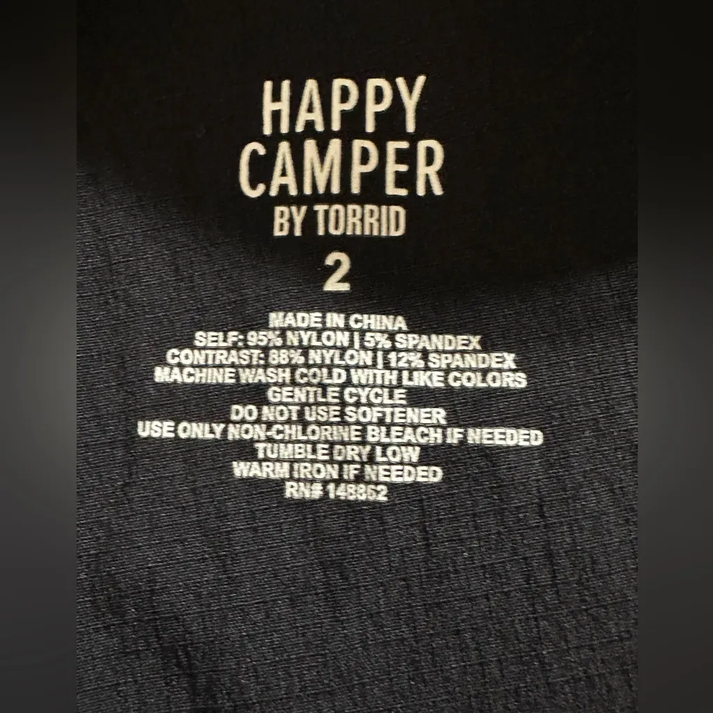 HAPPY CAMPER by TORRID black cropped jogger pants size 2X - Image 8