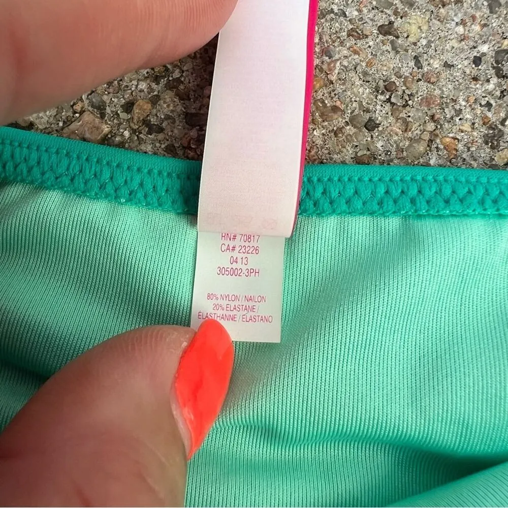 Victoria’s Secret Teal Side Tie Bikini Bottoms LARGE NWOT - Image 5