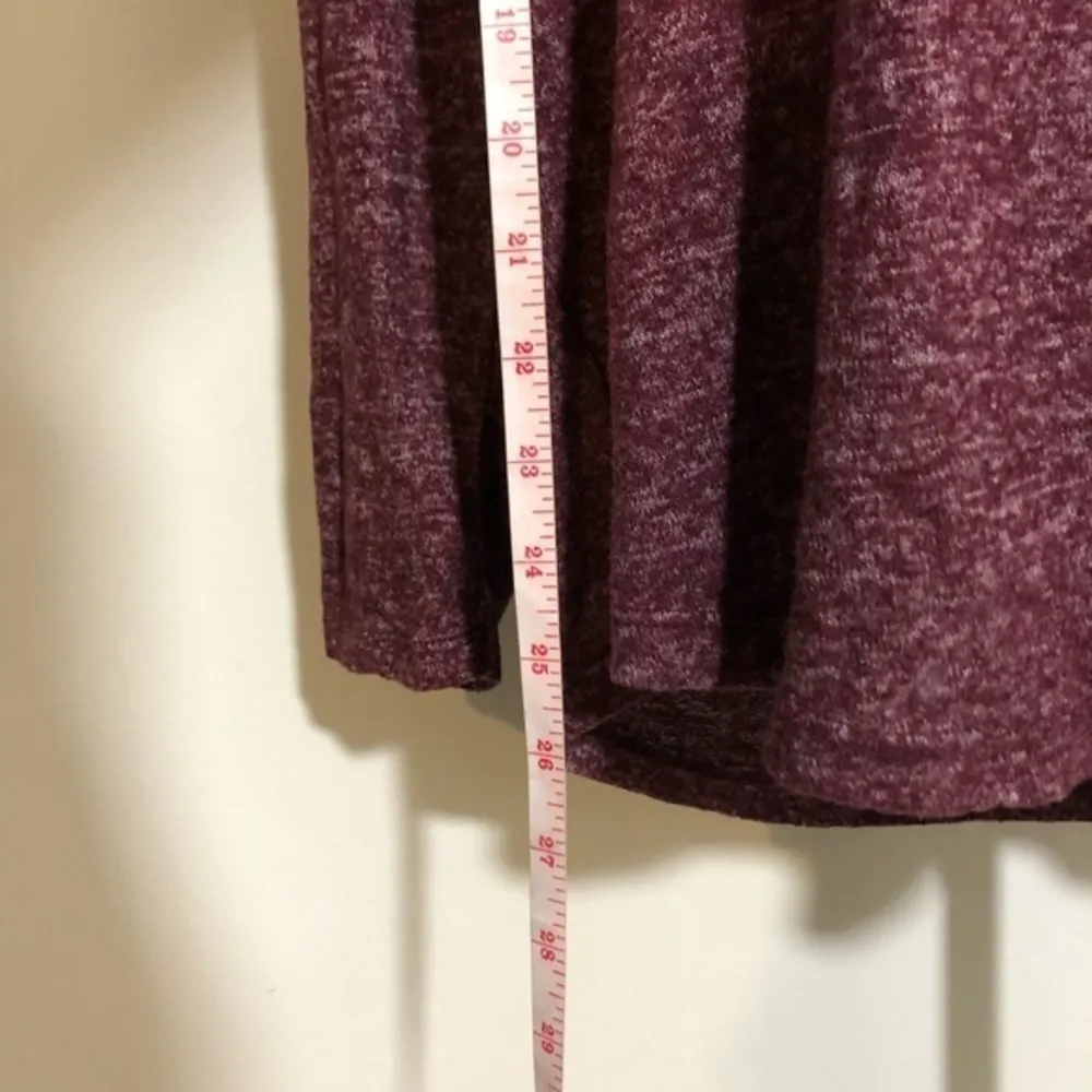 NWOT Marled Soft Burgundy Maroon Wine Loose Top - Image 7
