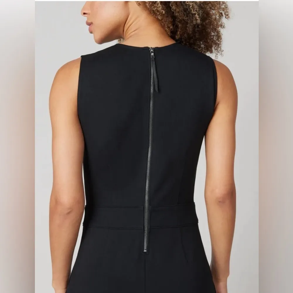 Spanx The Perfect Jumpsuit Wide Leg Flare in Classic Black 20383R - Image 6