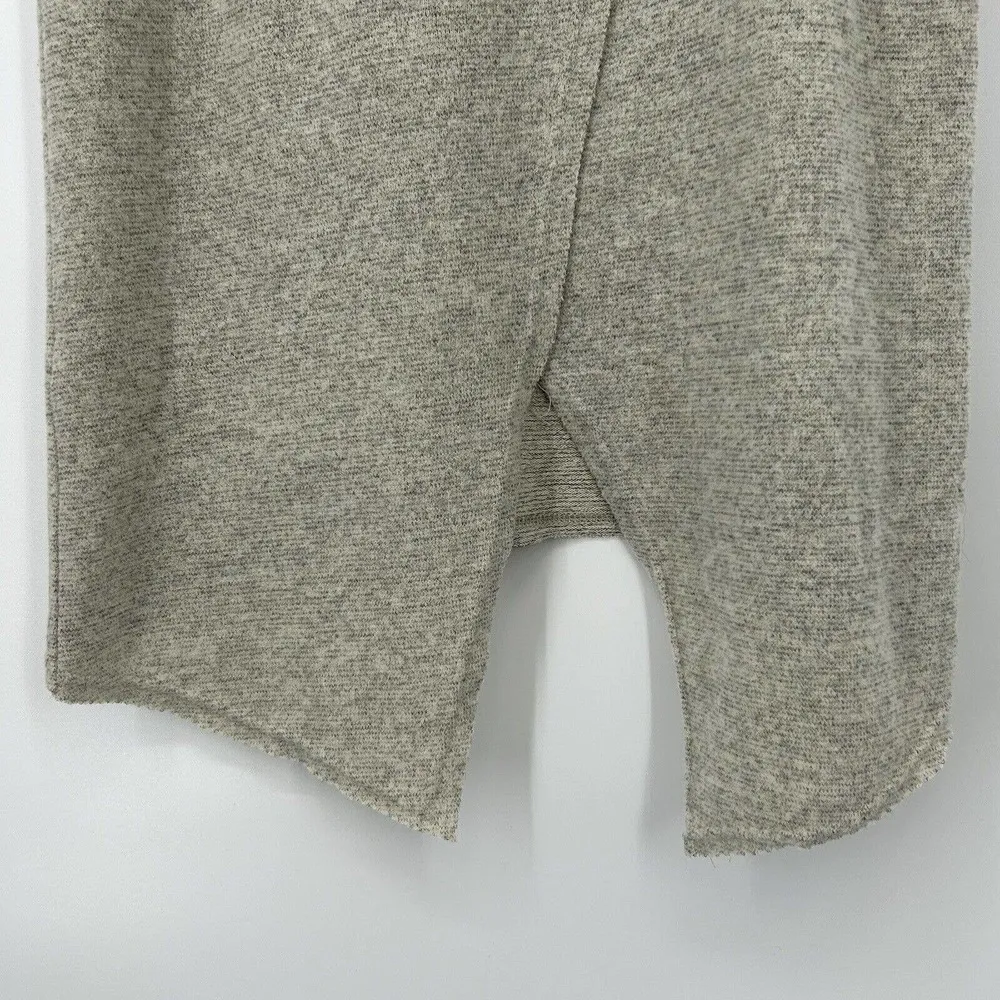 Anthropologie Moth Cross Back Sweater Dress Cream Midi Length Pockets Size XS - Image 13