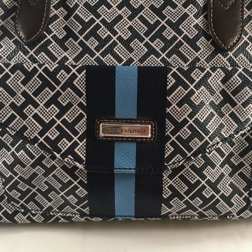 Tommy Hilfiger Monogram Shoulder Tote - Image 2