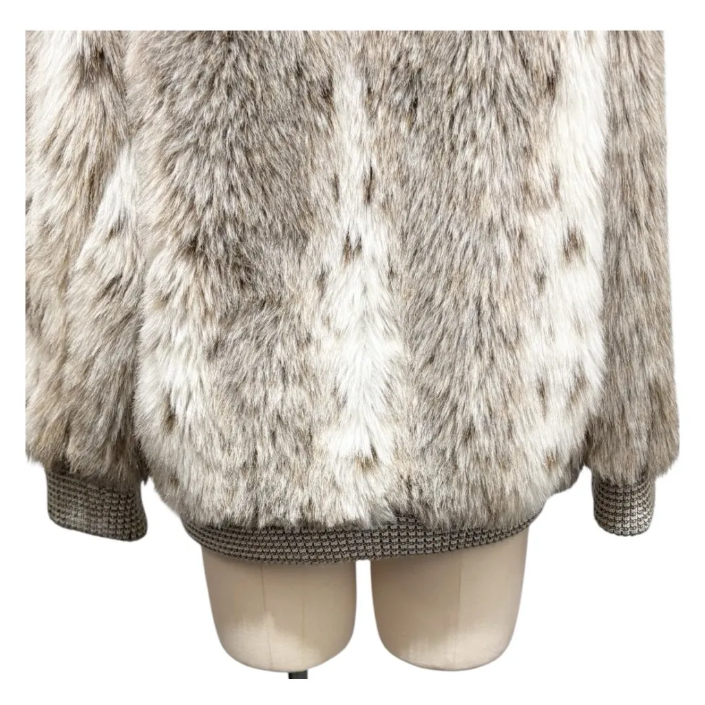 Vintage Jordache Faux Fur Jacket Size Large - Image 8