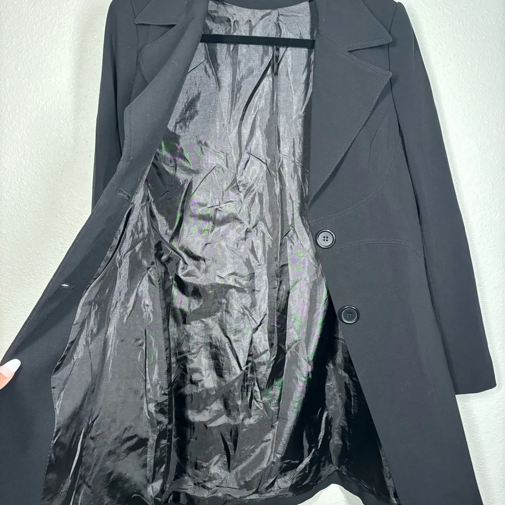 Michel Black Button Coat Size Large Fits Like A Small - Image 8