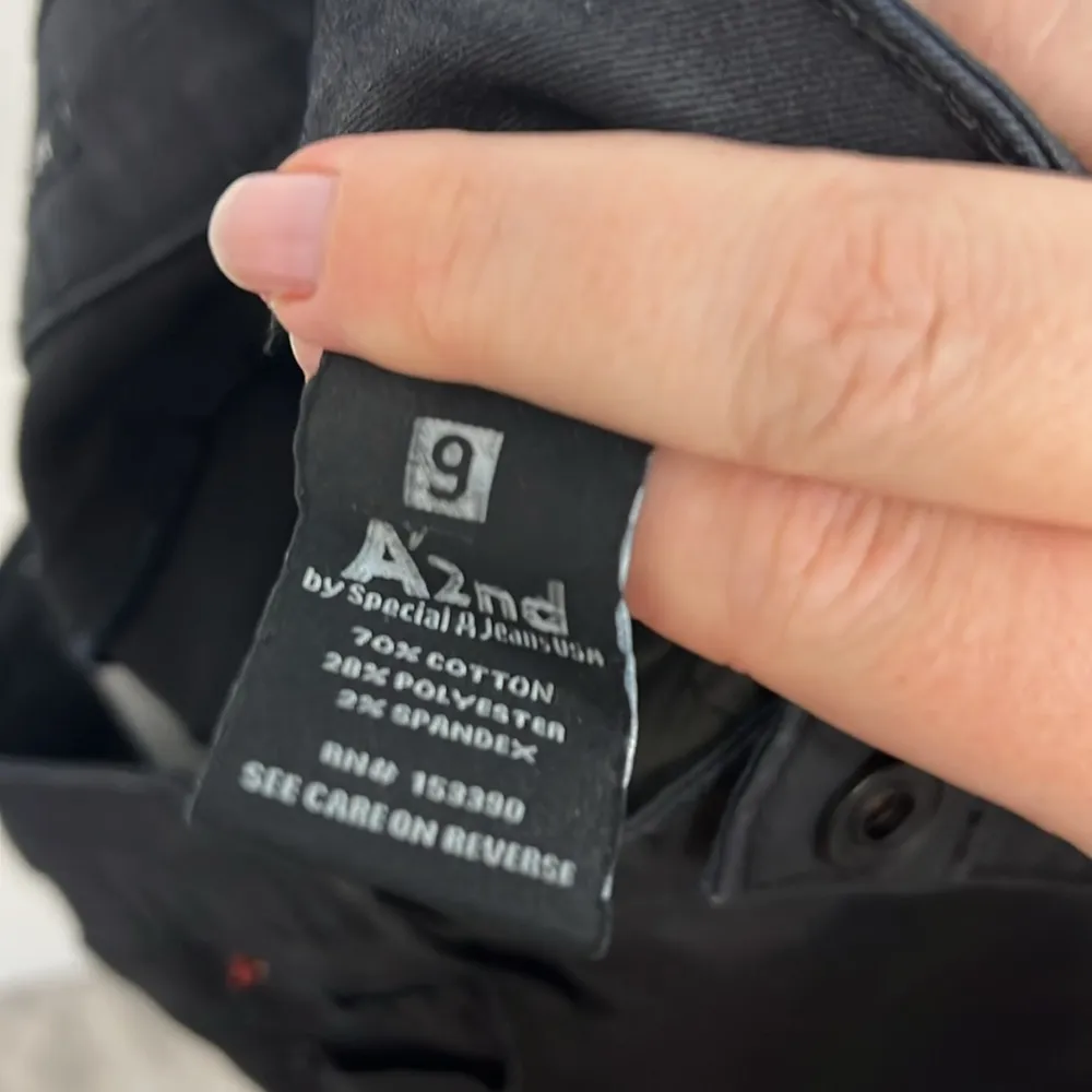 New Stevie Hender Size 9 Black Ankle Skinny Jeans - Image 10