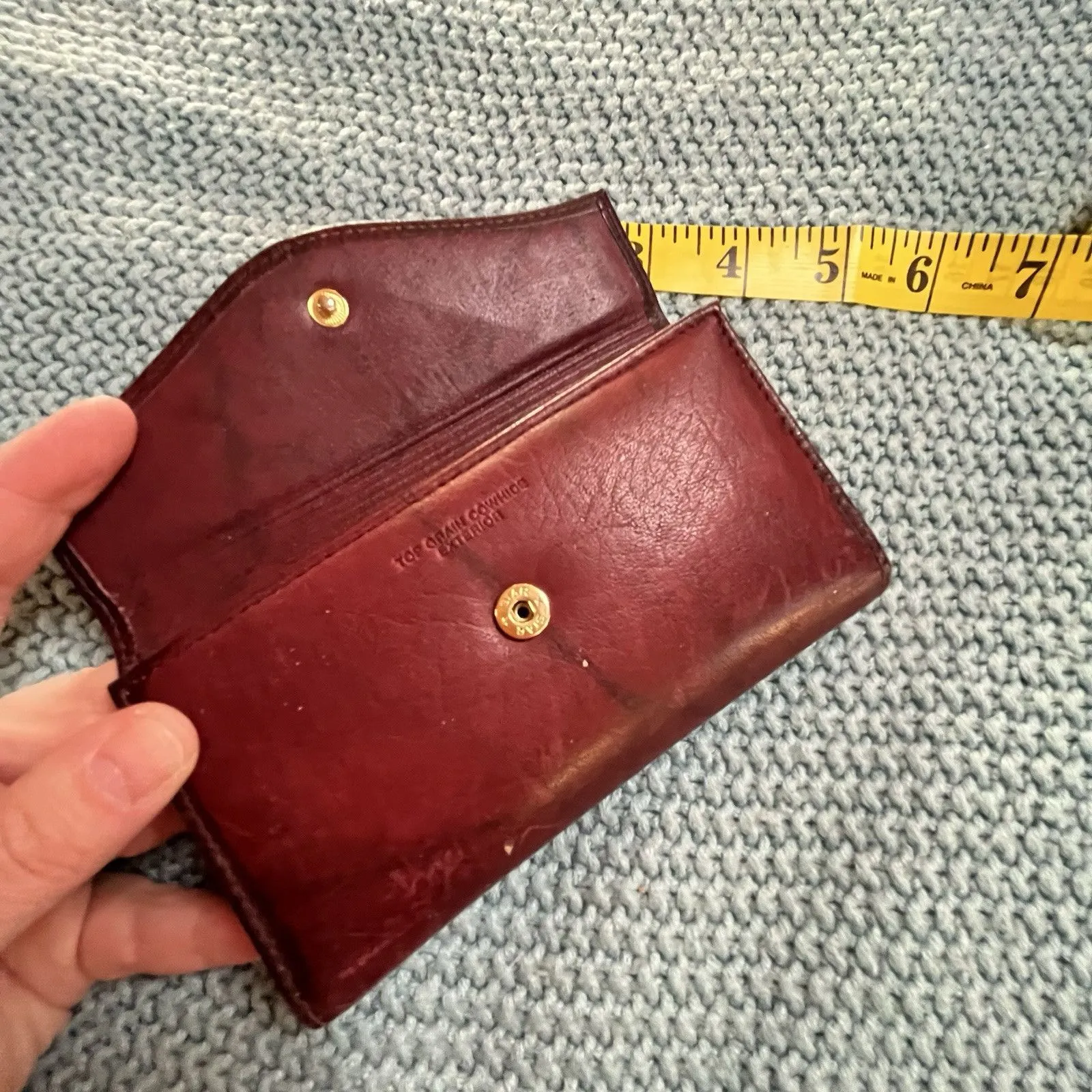 Buxton Leather Mahogany Heiress Clutch Organizer Wallet Top Grain Cowhide - Image 3