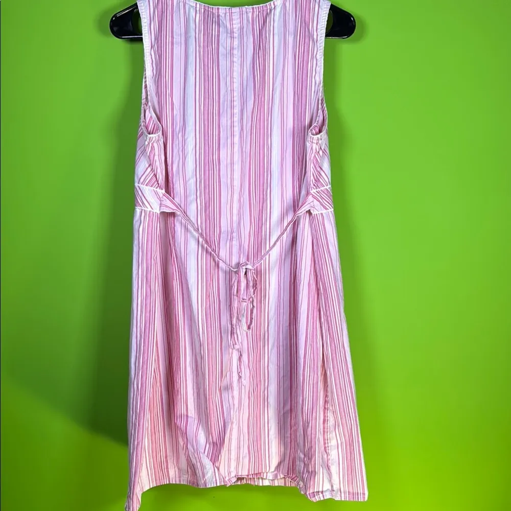 Vintage Motherhood Pink Sleeveless V-Neck Sundress - Image 6