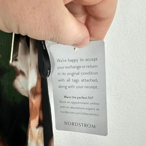 Julia Jordan Women's Midi Dress Size 12 Floral Black Multi Short Sleeve Wedding - Image 8