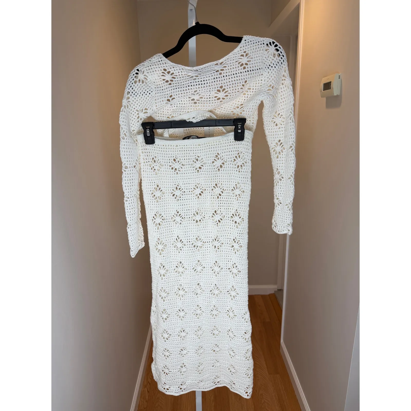 Delfi Collective Layla Crochet Set White size Small - Image 6