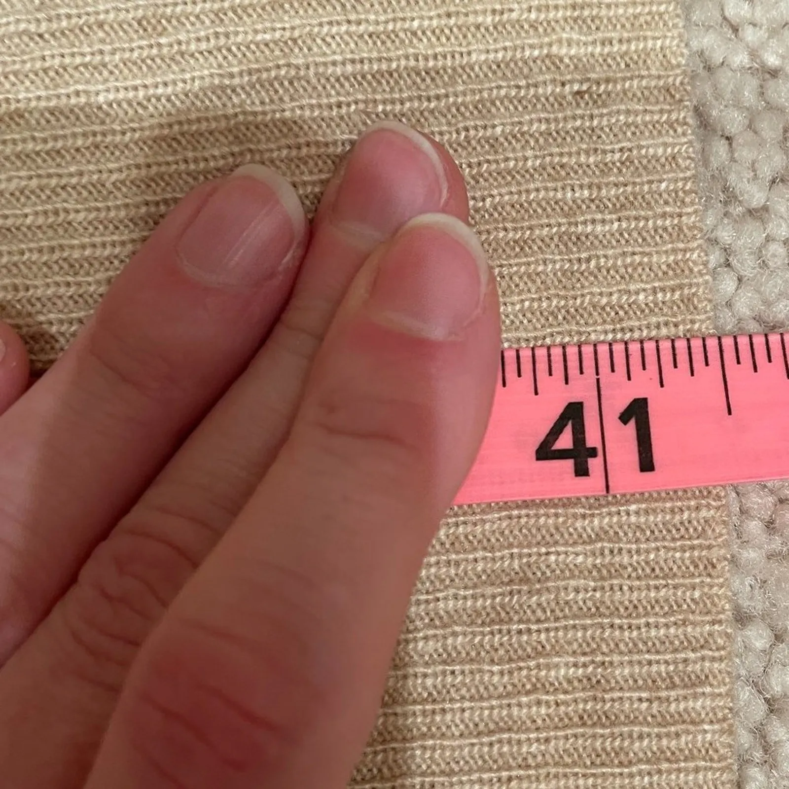 NEW Veronica Beard Long Wrap Cardigan Beige - Image 11