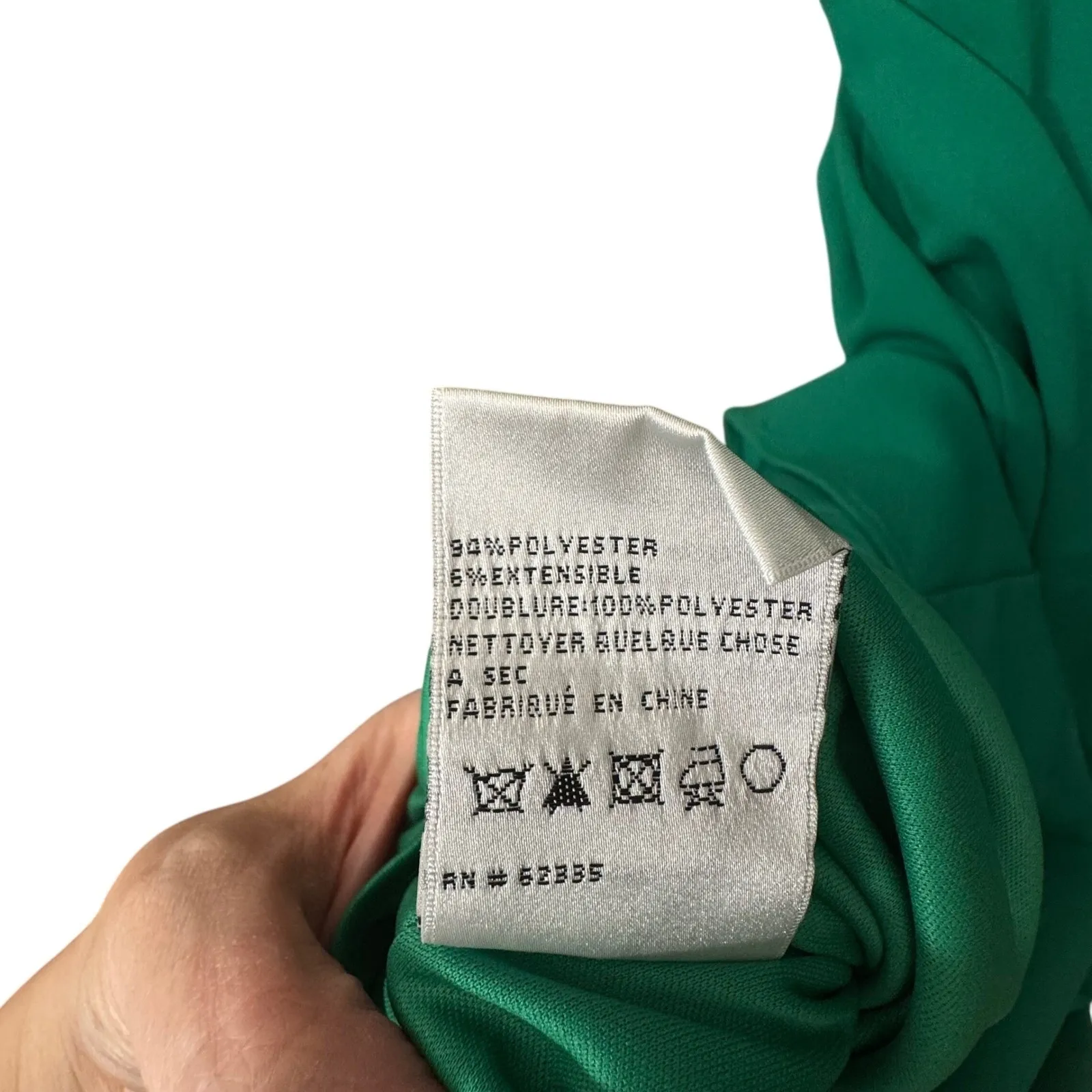 Betsy & Adam "Ellie" Scuba Crepe Off Shoulder Boning Maxi Gown Prom Evening Sz 6 - Image 8