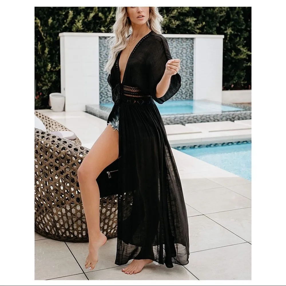 ✨HP✨Womens Bikini Cover Up✨ Black Size undefined - Image 2