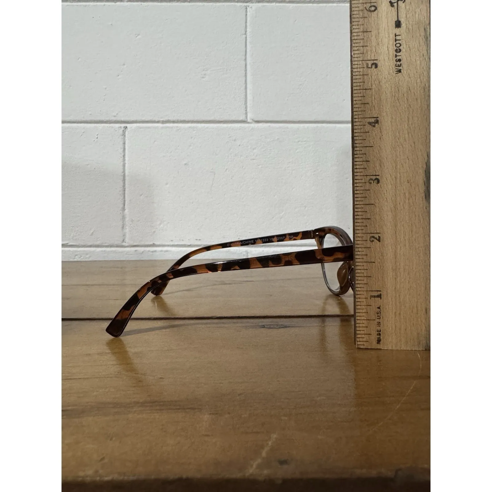 Betsey Johnson Tortoise Cat Eye Eyeglasses Frames 52-19-145 Clear - Image 7